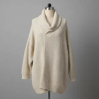 Svetrovina BIG KNIT cream