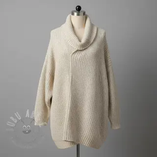 Sweaterstof BIG KNIT cream