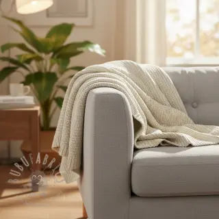 Sweaterstof BIG KNIT cream