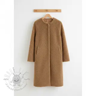 Mantelstof TEDDY camel
