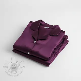 Satijn bordeaux