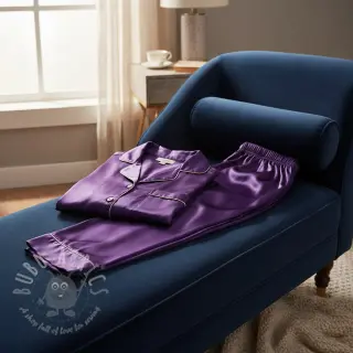 Satijn dark purple