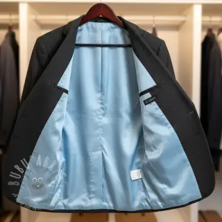 Satijn light blue