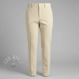 Ribfluweel 6W WASHED STRETCH butter