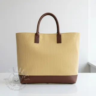 Ribfluweel HUGGY gold
