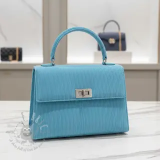 Ribfluweel HUGGY turquoise