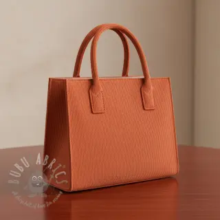 Ribfluweel HUGGY terracotta