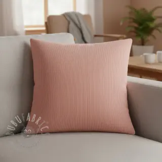Ribfluweel HUGGY bois de rose