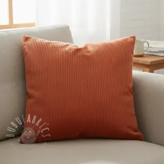 Ribfluweel FUTE terracotta