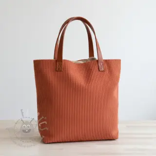 Ribfluweel FUTE terracotta