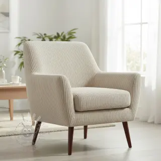 Ribfluweel FUTE beige