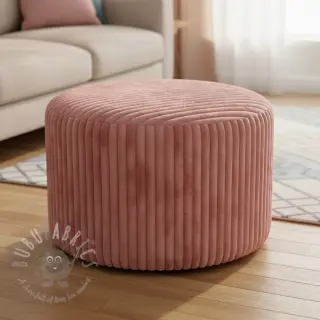 Ribfluweel HANNIBAL bois de rose