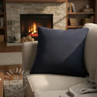 Ribfluweel 6W WASHED STRETCH navy