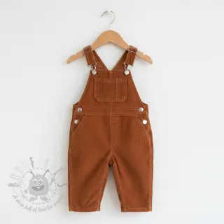 Ribfluweel 6W WASHED STRETCH brick