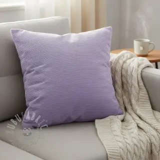 Ribfluweel 6W WASHED STRETCH lilac