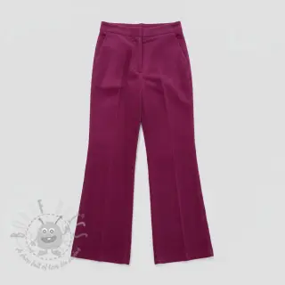 Ribfluweel 6W WASHED STRETCH fuchsia