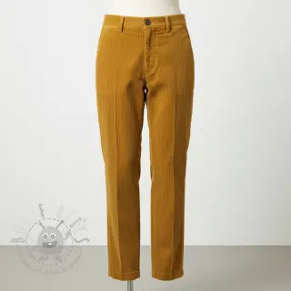 Ribfluweel 6W WASHED STRETCH ochre