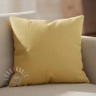 Ribfluweel 6W WASHED STRETCH light yellow