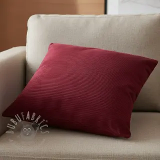 Ribfluweel 6W WASHED STRETCH berry