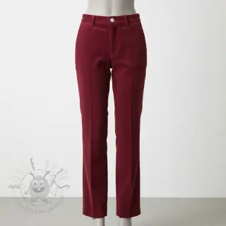 Ribfluweel 6W WASHED STRETCH berry