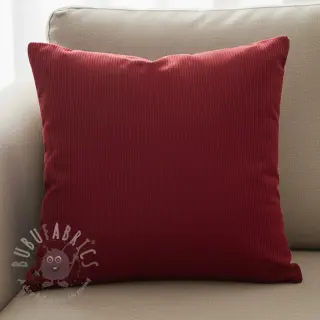 Ribfluweel 6W WASHED STRETCH dark red