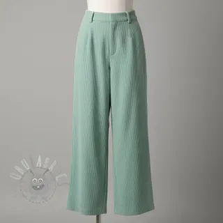 Ribfluweel 6W WASHED STRETCH mint