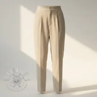 Ribfluweel 6W WASHED STRETCH natural