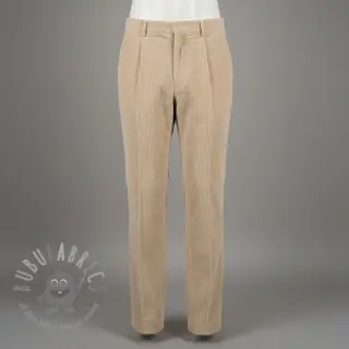 Ribfluweel 6W WASHED STRETCH sand