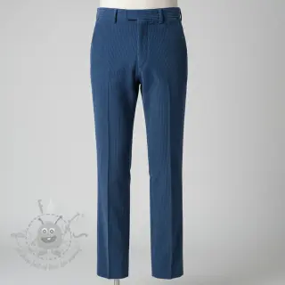 Ribfluweel 6W COTTON TOUCH blue