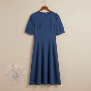 Ribfluweel 6W COTTON TOUCH blue