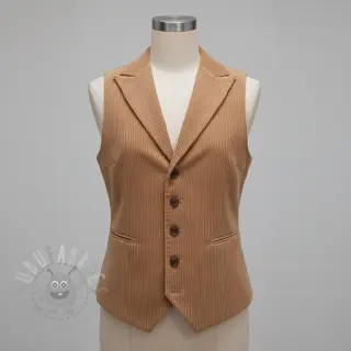 Ribfluweel 6W COTTON TOUCH light brown
