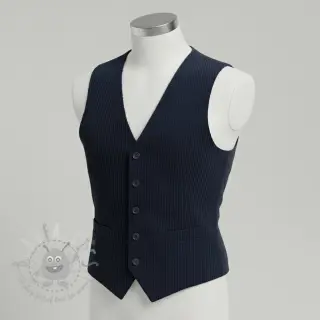 Ribfluweel 6W COTTON TOUCH navy