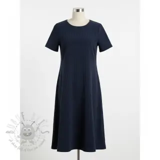 Ribfluweel 6W COTTON TOUCH navy