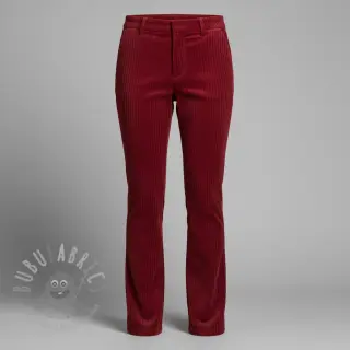Ribfluweel 6W COTTON TOUCH red