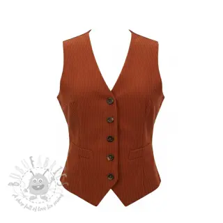 Ribfluweel 6W COTTON TOUCH rust