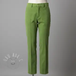 Ribfluweel 6W COTTON TOUCH green