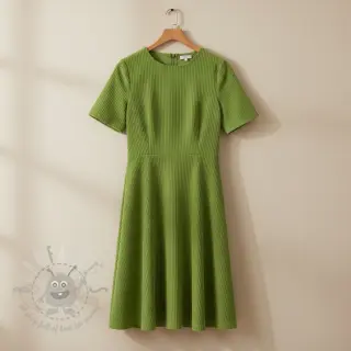 Ribfluweel 6W COTTON TOUCH green