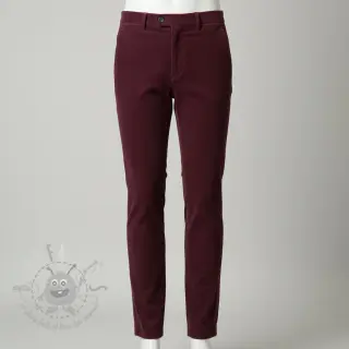 Ribfluweel 6W COTTON TOUCH bordeaux
