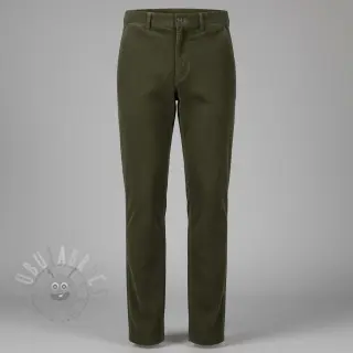Ribfluweel 6W COTTON TOUCH camo green