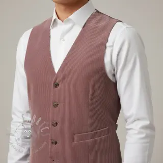 Ribfluweel 6W COTTON TOUCH dark rose