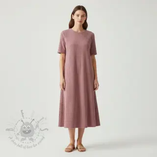 Ribfluweel 6W COTTON TOUCH dark rose