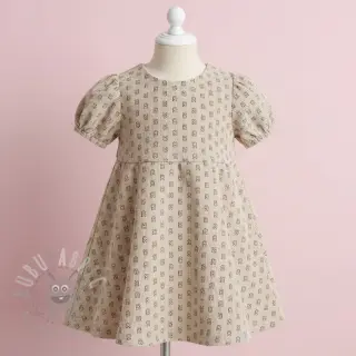 Ribfluweel STRETCH Little bunny light sand