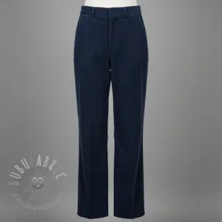 Ribfluweel dark cobalt