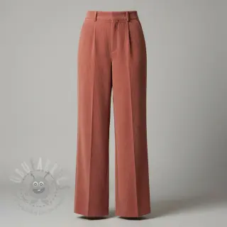 Ribfluweel dark rose