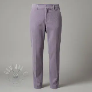 Ribfluweel lilac