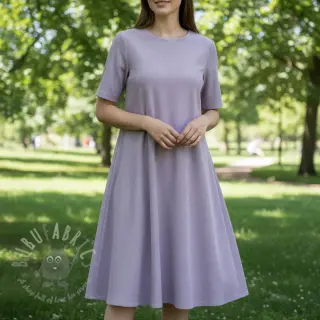 Ribfluweel lilac