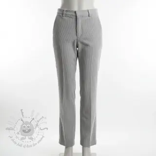 Ribfluweel grey
