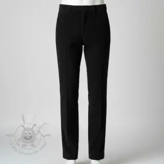 Ribfluweel black
