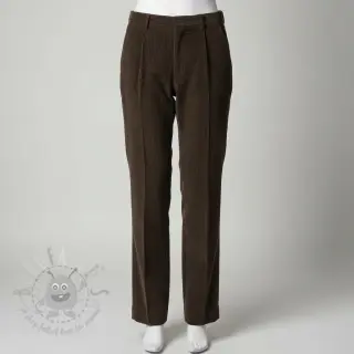 Ribfluweel dark brown