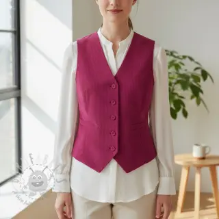 Ribfluweel dark pink